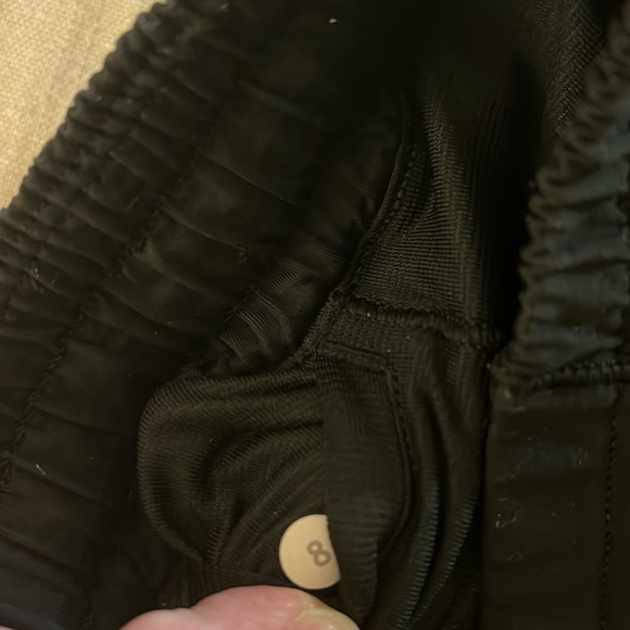 LULULEMON • Hotty Hot black running athletic shorts • Drawstring • Size 8 - Picture 7 of 15